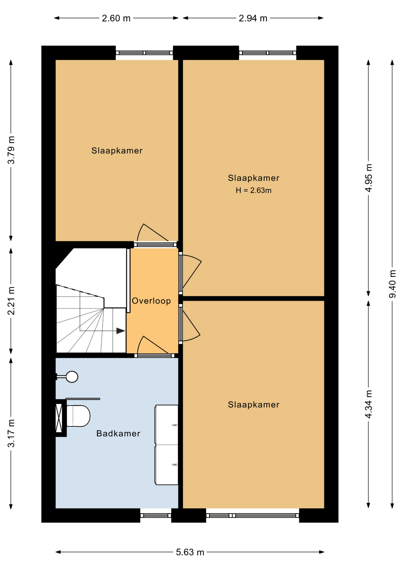 Haagwinde 13 - 8245 HW - lelystad-plattegrond-3